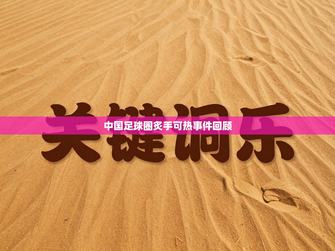 中国足球圈炙手可热事件回顾  第1张