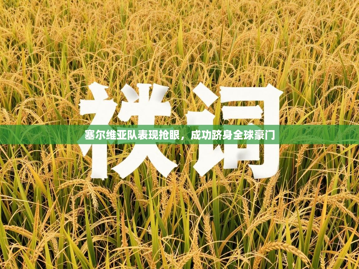 塞尔维亚队表现抢眼,成功跻身全球豪门 第1张